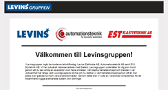 Desktop Screenshot of levinsgruppen.se