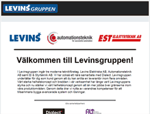 Tablet Screenshot of levinsgruppen.se